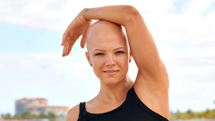 Christie Valdiserri was photographed by Yu Tsai in Turks and Caicos.